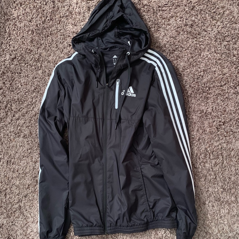Adidas zip up wind breaker